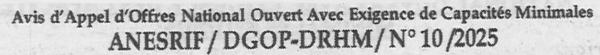 Avis d'appels d'offres