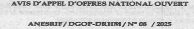 Avis d'appels d'offres