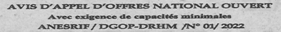 Avis d'appels d'offres