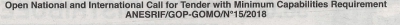 Call for Tender
