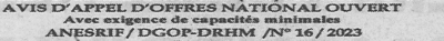 Avis d'appels d'offres