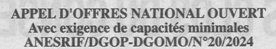 Avis d'appels d'offres